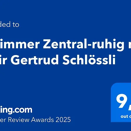 2 Zentral-ruhig Mit Flair Gertrud Schloessli Quarto em Acomodações Particulares St. Gallen